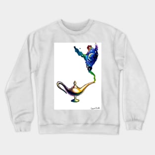 The lamp of Aladin Crewneck Sweatshirt